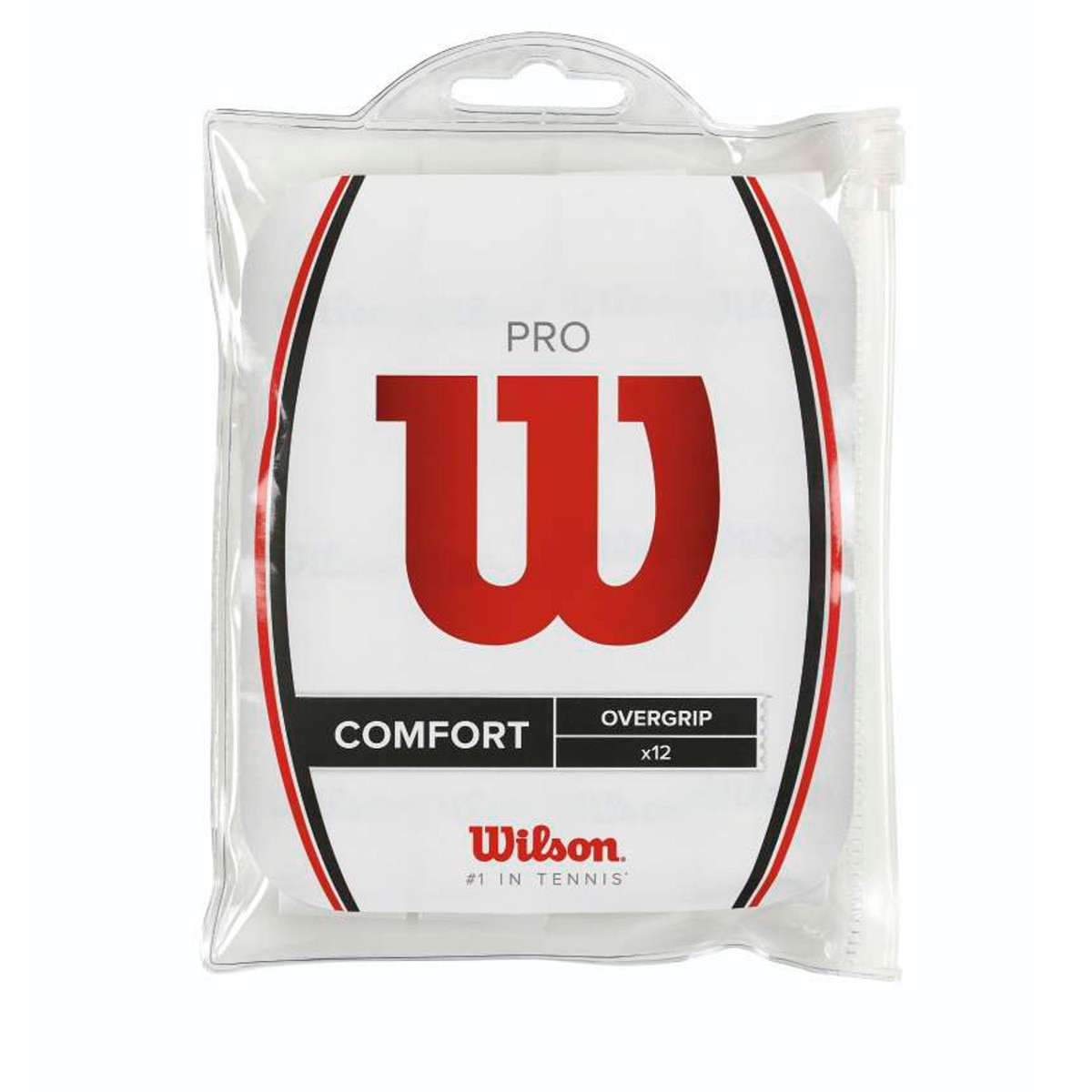 Pro Overgrip Wilson, 12 buc, White
