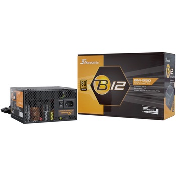 Sursa Seasonic B12 BM-550, 550W, 80+ Bronze, Semi Modulara, Negru