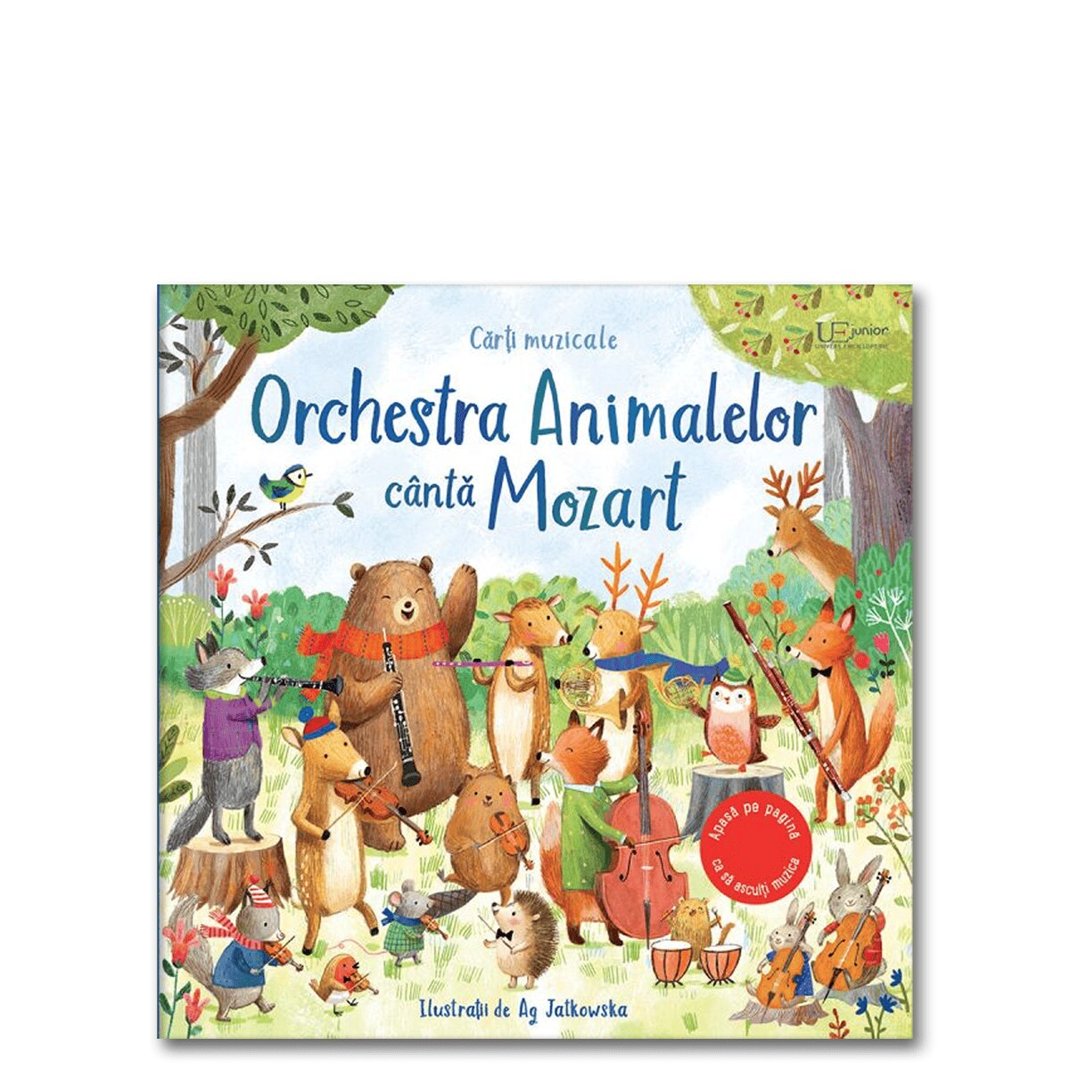 Orchestra Animalelor canta Mozart, Usborne Books - eMAG.ro
