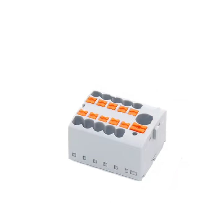 Csatlakozók 225-6-10 PTFIX 2,5mm DIN-sínen