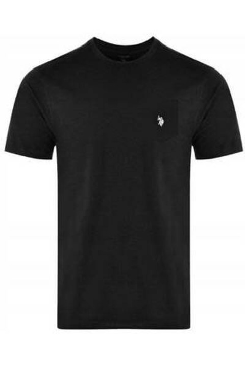 Мъжка тениска, US Polo Assn, памук, черно, 3XL INTL