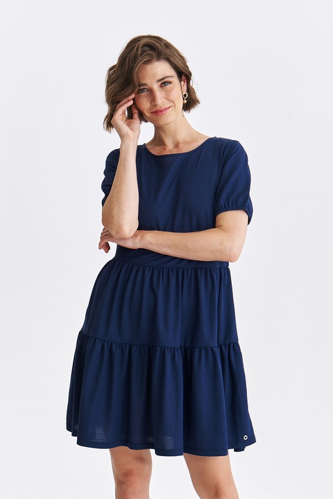 Top Secret, Rochie scurta cu croiala lejera, Bleumarin, 36