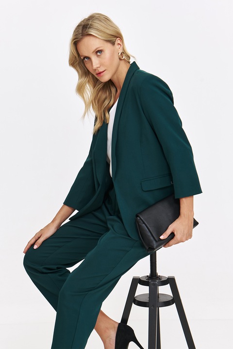 Top Secret, Sacou cu buzunare cu clapa, Verde inchis