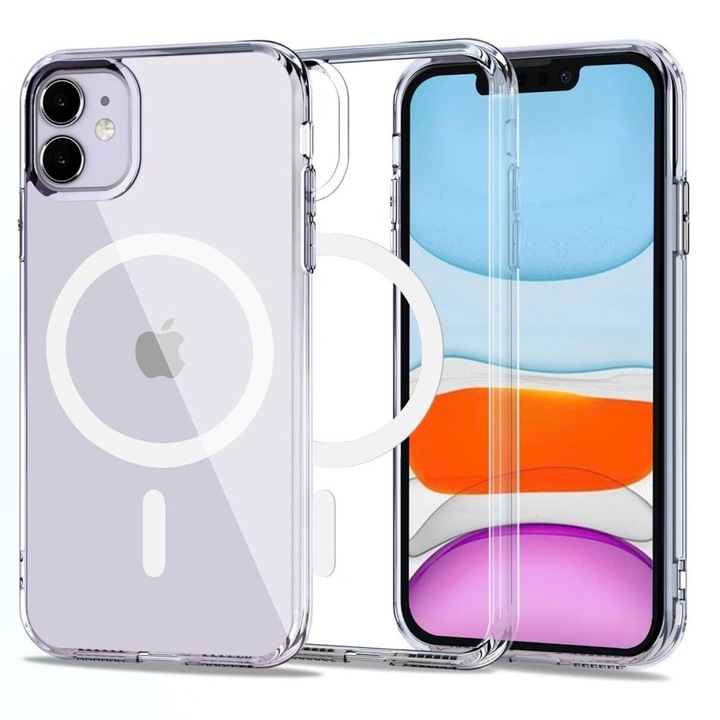 Калъф MagSafe за Apple iPhone 11, Tech-Protect, Magmat, Прозрачен
