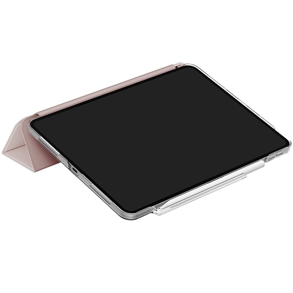 Husa tableta UNIQ Camden Click, roz, pentru iPad Air 2024, cu functie de suport