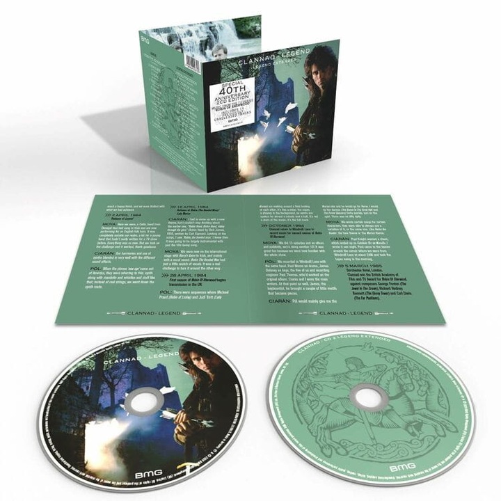 Set 2 CD-uri CLANNAD - LEGEND (EDITIE DE 40 DE ANI), 11 piese nepublicate