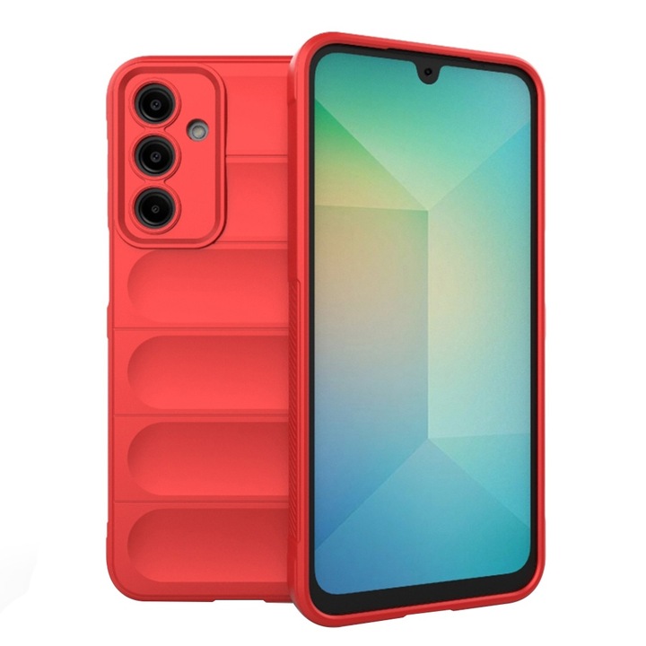 Samsung Galaxy A16 4G / A16 5G tok - Techsuit Magic Shield - piros