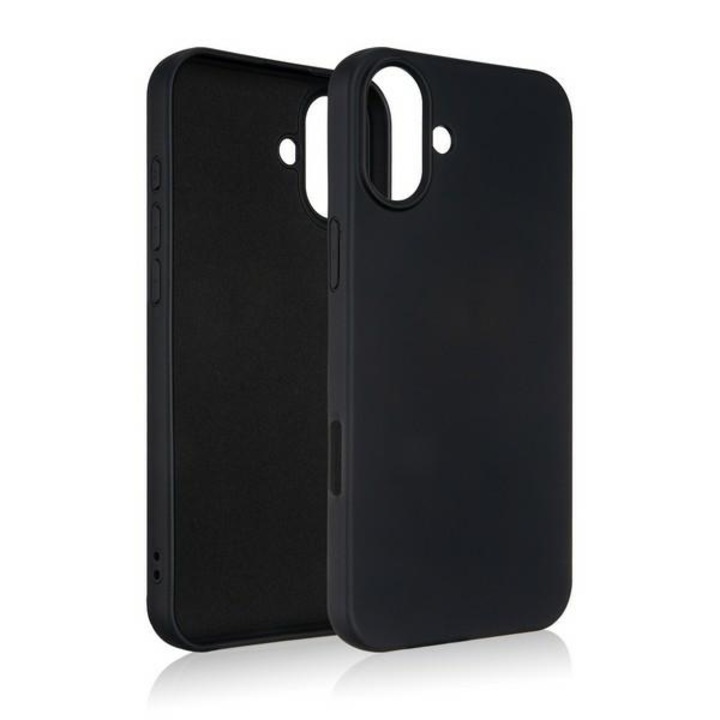 Husa telefon Beline, szilikon, iPhone 16 Plus készülékhez, fekete, 6.7"