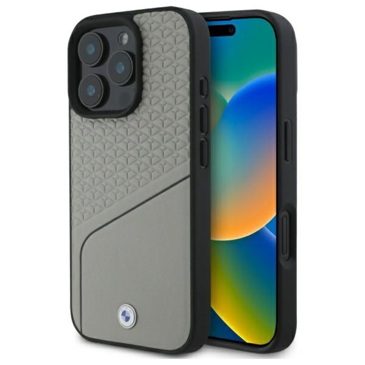 Калъф съвместим с Apple 16 Pro Max, W76, твърда пластмаса, титаниево сиво