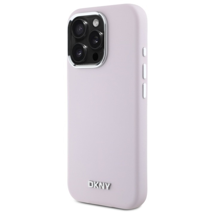 Husa pentru iPhone 16 Pro - DKNY Hardcase Liquid Silicone - Pink