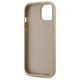 Husa telefon, DKNY Quilted Stack Logo, bej, pentru iPhone 15