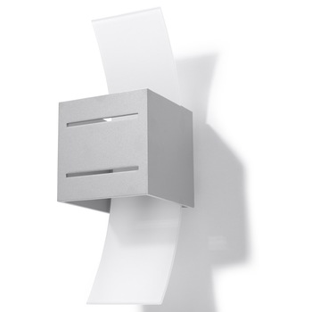 Aplica Sollux Lighting Loreto, 1x40 W, Gri Aplica Sollux Lighting Loreto, 1x40 W, Gri