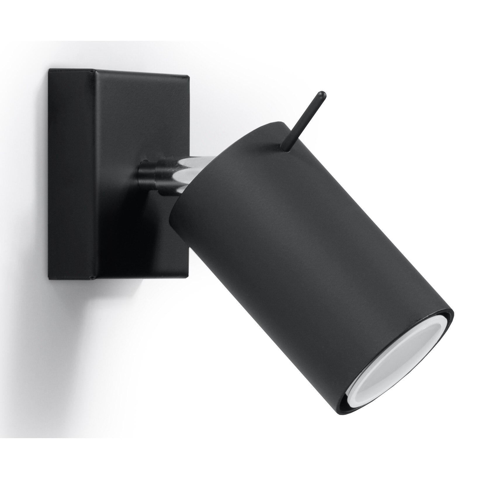 Aplica SOLLUX Ring GU10, LED, LOFT Design, Negru