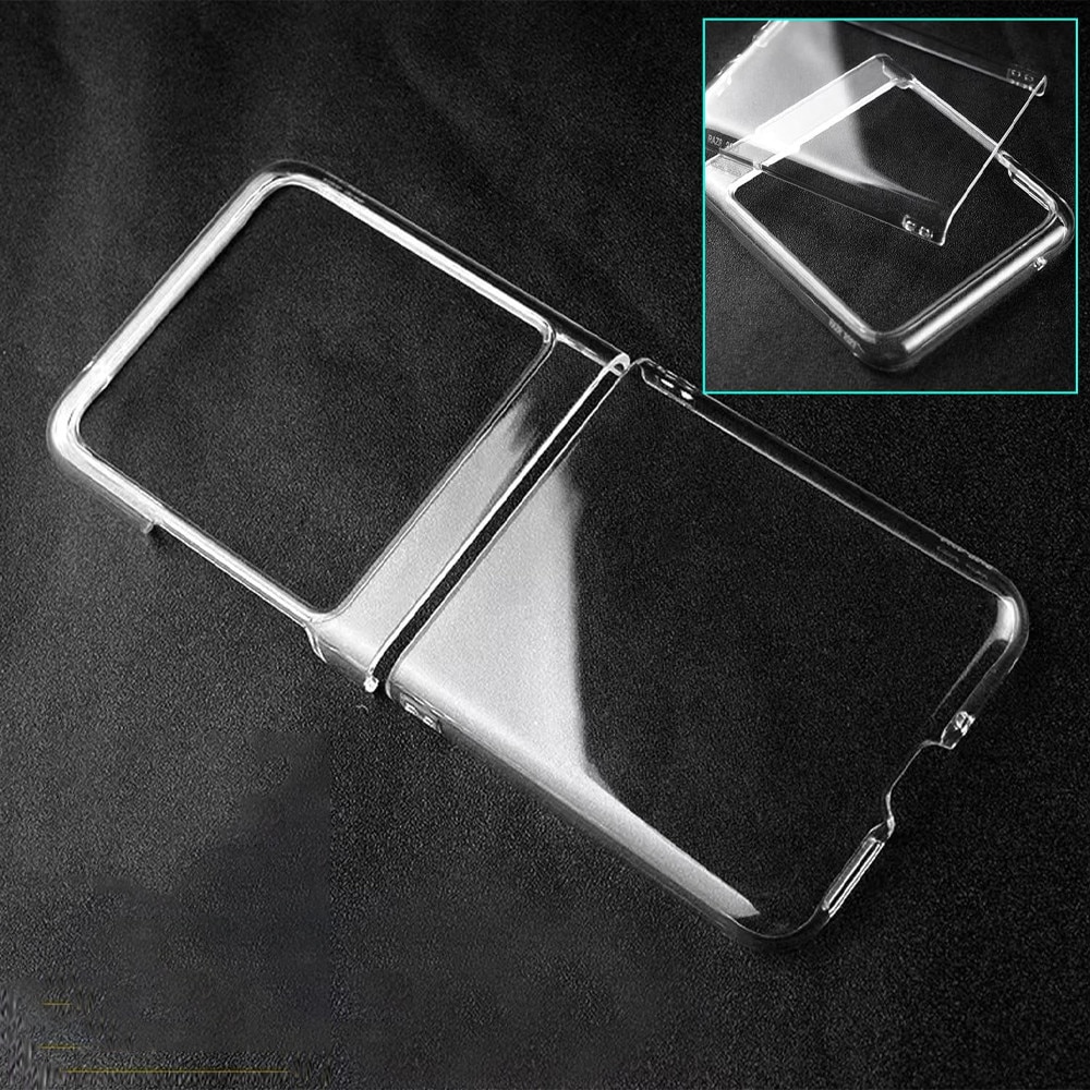 Husa TPU High Clear compatibila cu Motorola Razr 50 Ultra, OPTIM SOLUTION, Diamond Design, Lightweight TPU Bumper Case, Shock Absorption, Unique Long-lasting Anti-Yellowing Tech, Transparenta