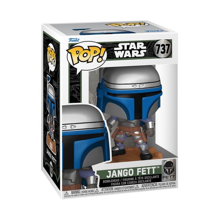 Фигурка Funko POP Star Wars Jango Fett, 10 см, стандартна