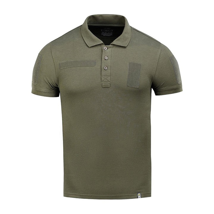 Tricou polo barbati M-Tac, bumbac/poliester, verde masliniu