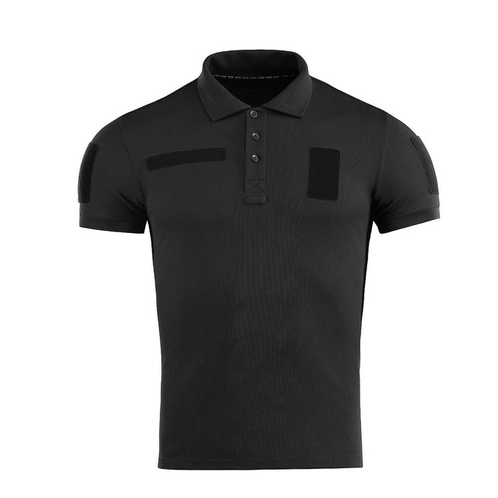 Tricou polo barbati M-Tac, bumbac/poliester, negru