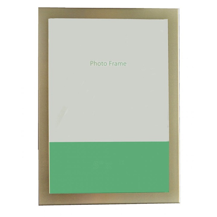 Rama foto clasica TRADAG A4, metal, auriu, 21x30cm