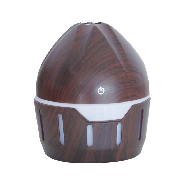 Ароматерапевтичен дифузер SD-071 Macvi с овлажнител, 130 ml, LED светлини, кафяв