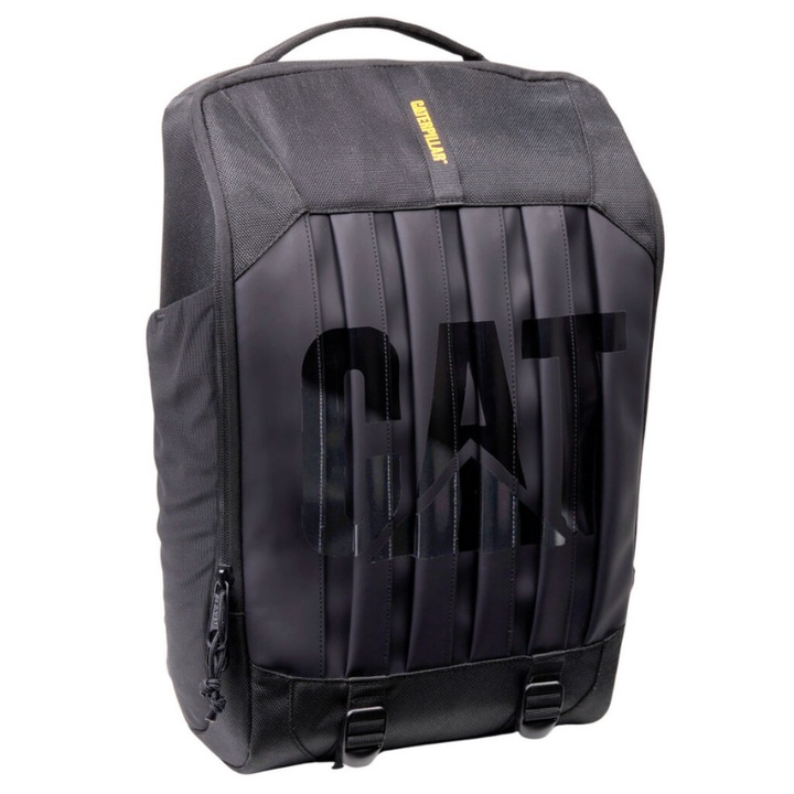 Rucsac Caterpillar Tech United Medium, material 1680D poliester, 23L, negru