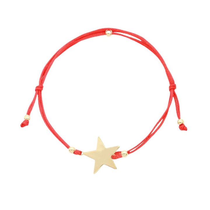 Bratara Snur Aur 14k Steluta Laser Cut