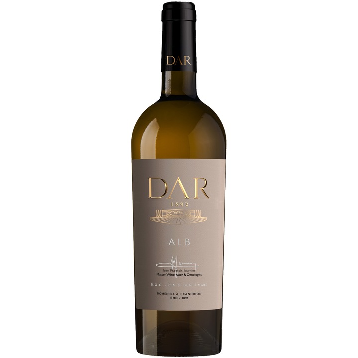 Vin Alb Domeniile Alexandrion Dar 1892, Sec, 0.75l