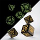Set de zaruri, Halloween Pumpkin Black & Orange Dice Set