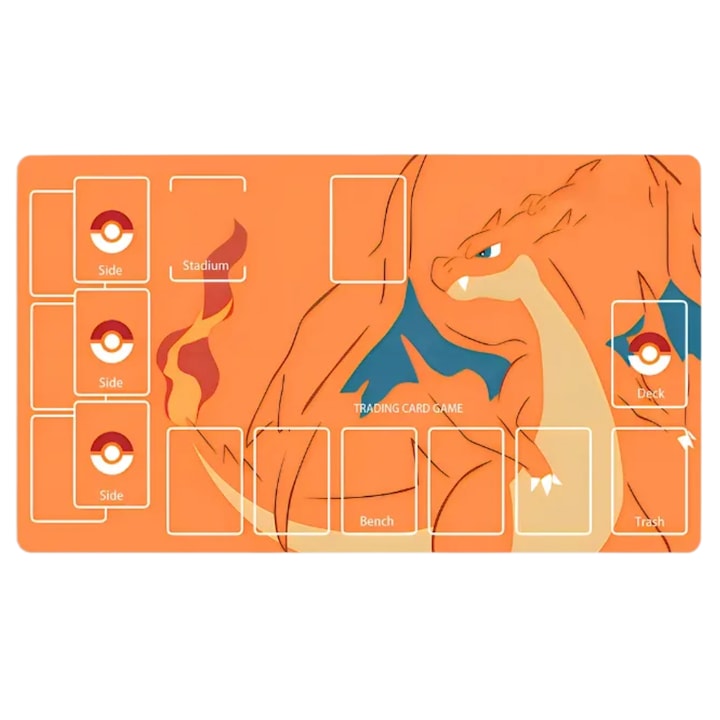 Plansa Pokemon TCG Charizard, 60 x 30 cm