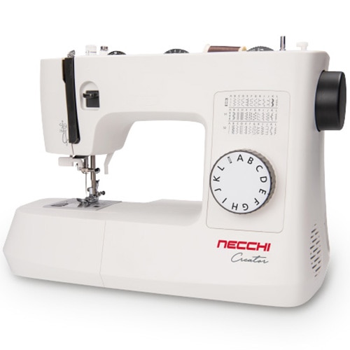Masina de cusut NECCHI C35, motor DC puternic pentru cusaturi stabile, impungere mare la viteze mici, economisire de energie de 30%