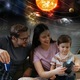 Лампа за проектор Flippy Galaxy за спалня, тема Звездно небе, модел глобус, HD, ротация на 360 градуса, 20 изображения, USB зареждане, 10 W, 15x15 см, черен