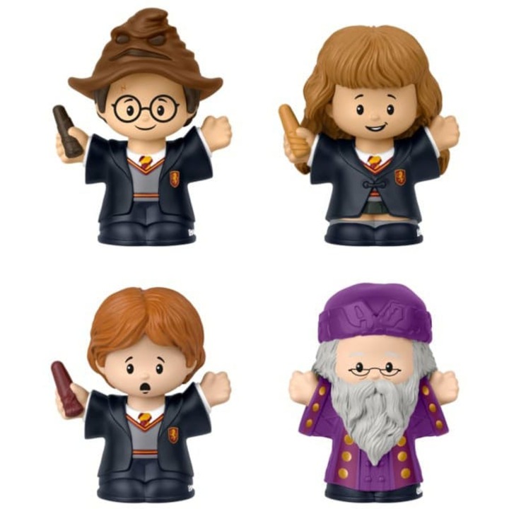 Harry Potter Fisher-Price Little People Collector Mini Figurák 4-es Csomag Philosopher's Stone 6 cm