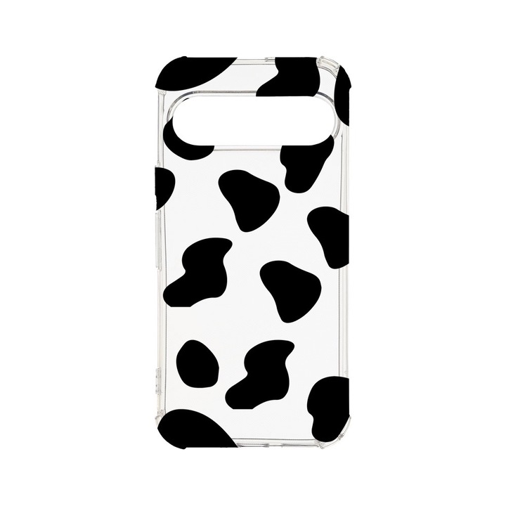 Husa pentru Google Pixel 9 / Pixel 9 Pro, BestCase® Anti Shock 1.5MM, Black Cow, Air Cushion Technology, Protectie camera, ecran si colturi, AS 784