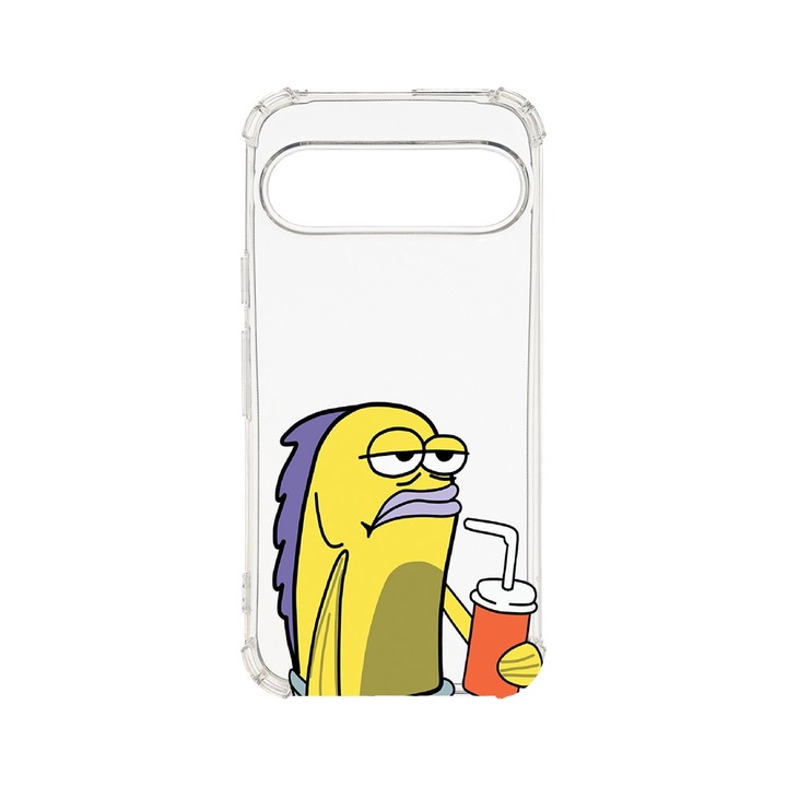 Husa pentru Google Pixel 9 / Pixel 9 Pro, BestCase® Anti Shock 1.5MM, Meme, Air Cushion Technology, Protectie camera, ecran si colturi, AS 652