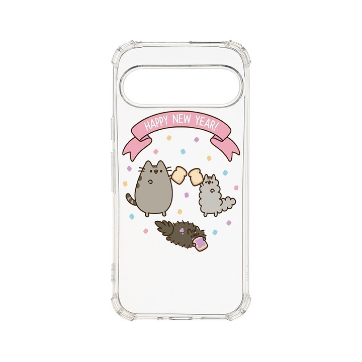 Husa pentru Google Pixel 9 / Pixel 9 Pro, BestCase® Anti Shock 1.5MM, Happy New Year, Air Cushion Technology, Protectie camera, ecran si colturi, AS 356