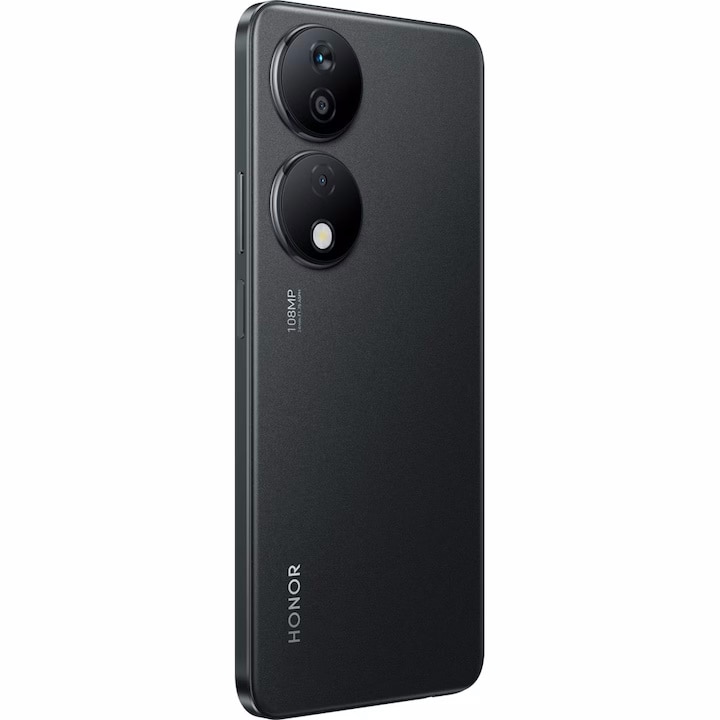 Telefon mobil Honor X7b, Dual SIM, 256GB, 6GB RAM, 4G, Midnight Black