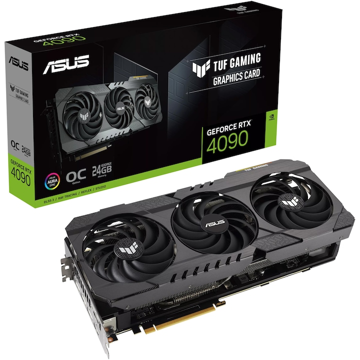 Видео карта ASUS GeForce RTX® 4090 TUF OG GAMING OC, 24GB GDDR6X, 384-bit