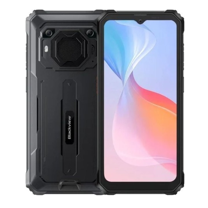 Мобилен телефон Blackview BV6200 Pro черен, 6.56", 6GB RAM, 128GB ROM