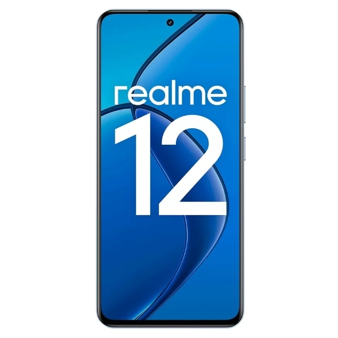 Telefon Mobil Realme 12 4G, Procesor Qualcomm SM6225 Snapdragon 685 Octa-Core, Amoled 6.67", 8GB RAM, 128GB Flash, Camera Duala 50 + 2 MP, Wi-Fi, 4G, Dual SIM, Android Albastru