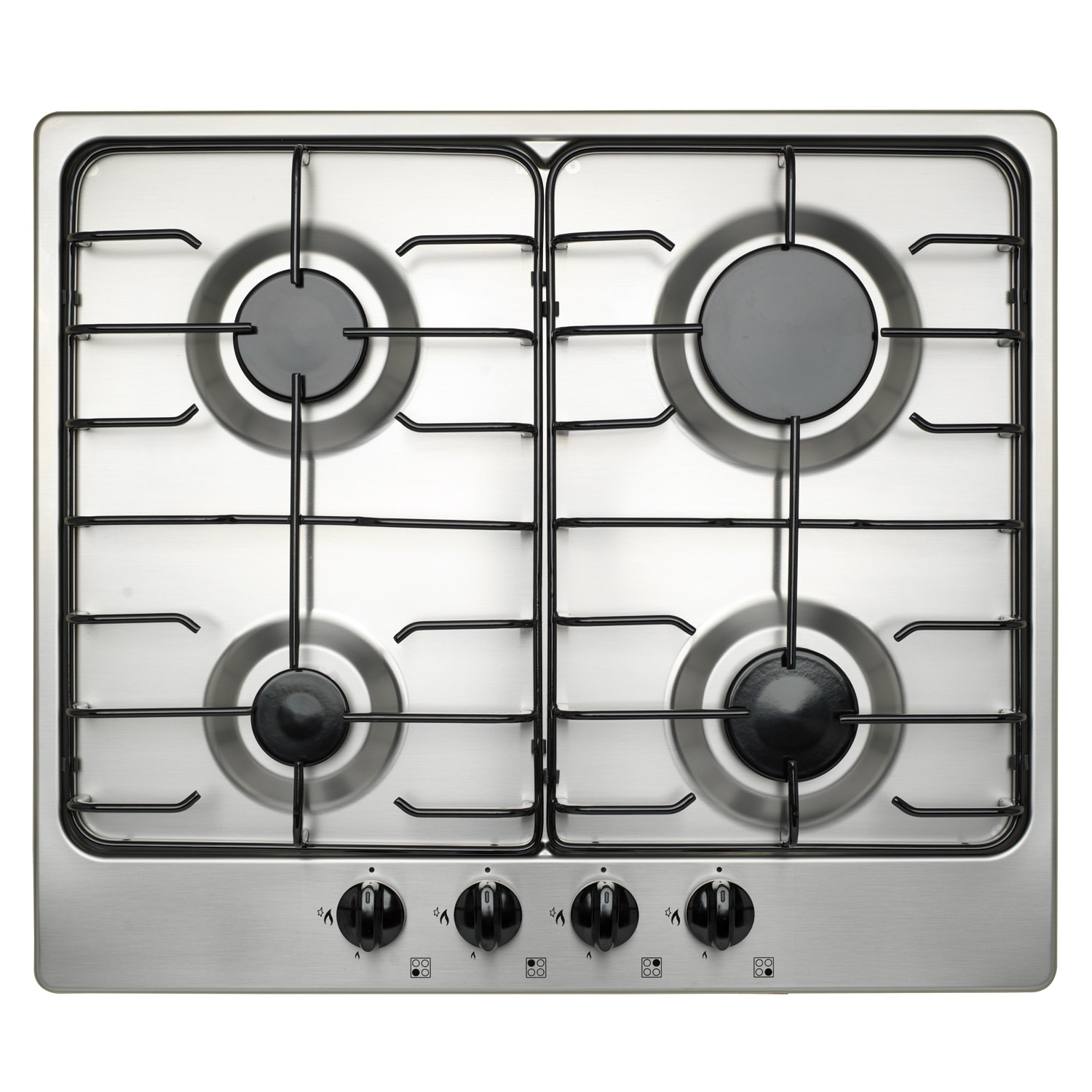 Plita incorporabila Teka EG 60 4G AI AL, Gaz, 4 arzatoare, Aprindere electrica, Inox