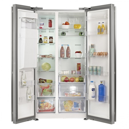 Side by Side Teka NFE 3 650 X, 616 l, Clasa A+, Full No Frost, H 179 cm, Inox antiamprenta