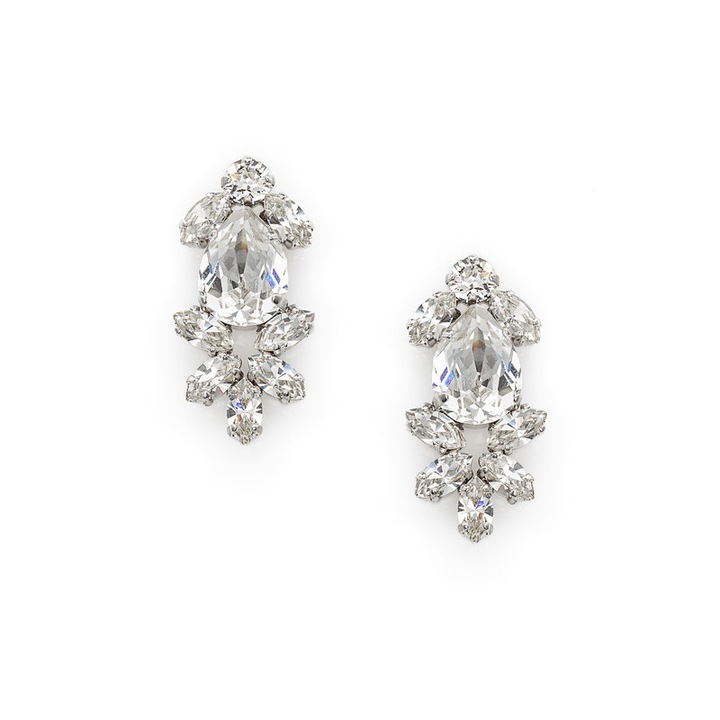 Cercei Carla Brillanti Edvina cu cristale Swarovski