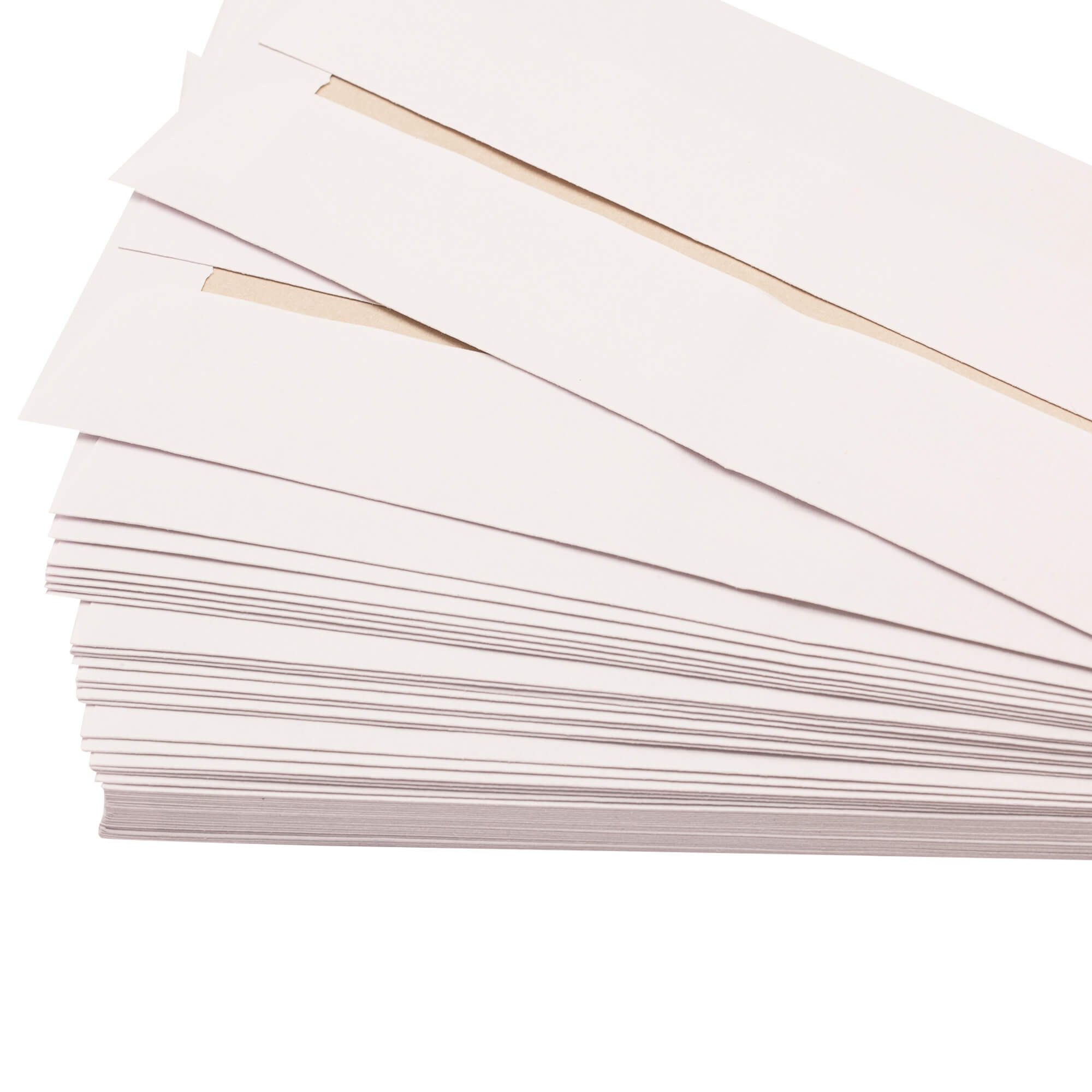 Set 50 de plicuri Free Spirit, 11.5 X 16 cm, 75 g/mp, banda autoadeziva, albe