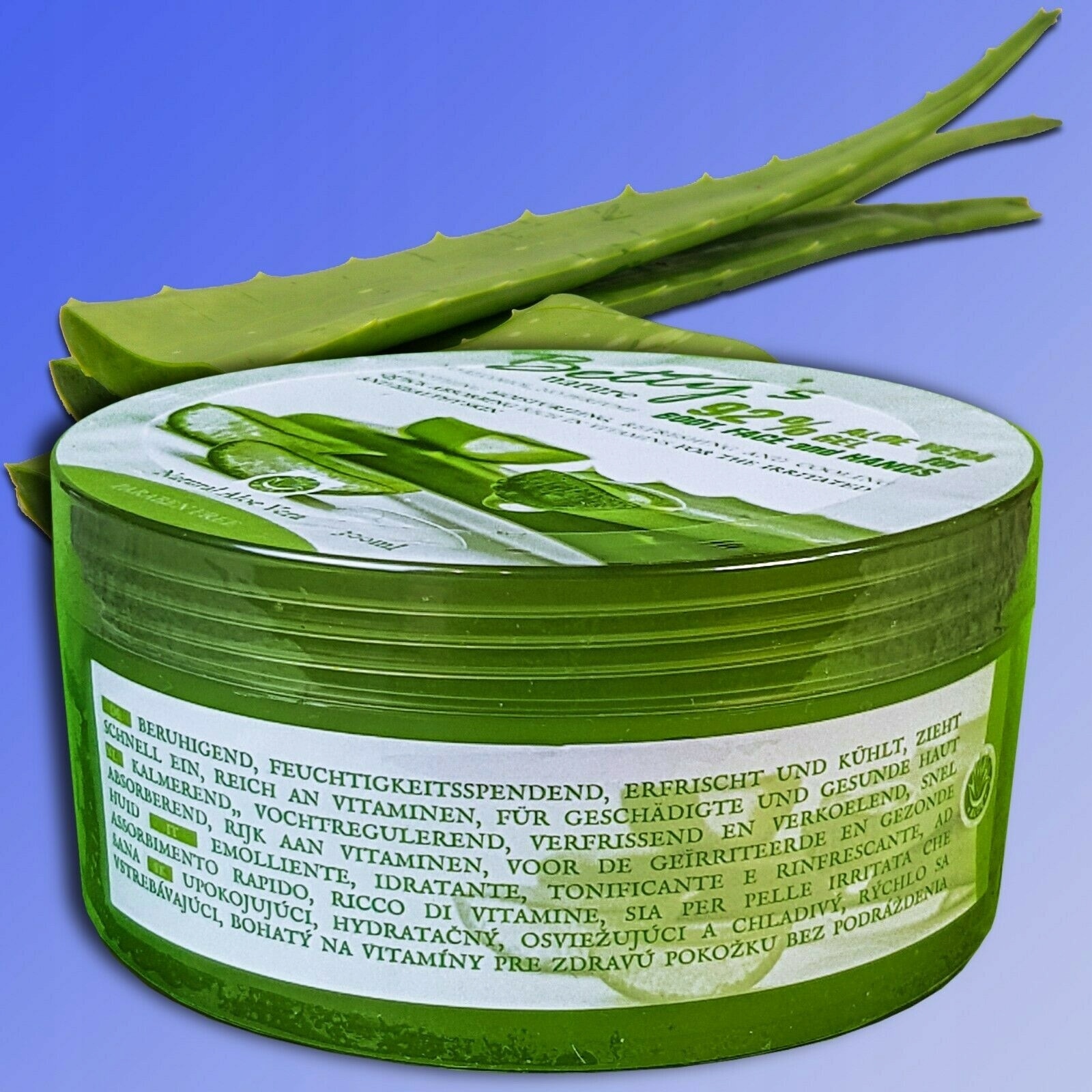 Nyugtat gl aloe verval, Betty's, 92% aloe, 300 ml, alkoholmentes,  illatanyagmentes - eMAG.hu