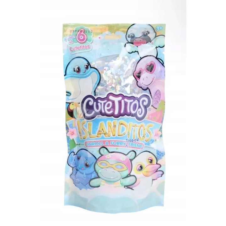 Плюшено животно изненада CuteTitos Islanditos, плюшена играчка, многоцветно, 39297