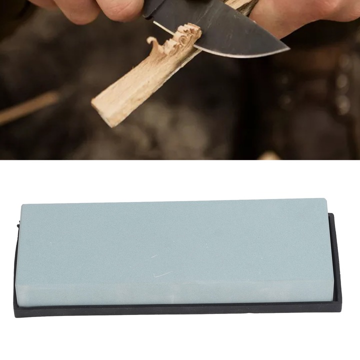 Jormftte késélező, csúszásmentes alappal ellátott élezőkő, 200x75x25mm, nedves használat, nagy hatékonyság