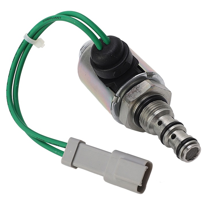 Mágnesszelep 198-4607, Jormftte, 24V, ötvözött acél, Caterpillar CAT motorokhoz