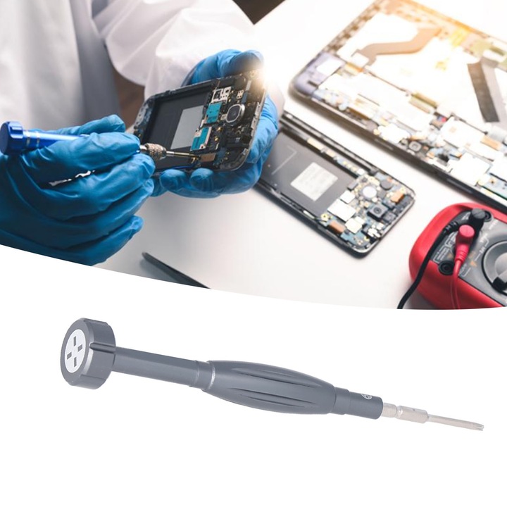 Jormftte precíziós csavarhúzó, ötvözött acél, kopásálló, 2D