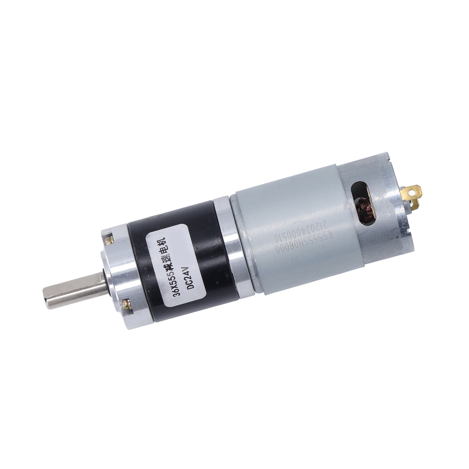 Motor cu rotite din metal Jormftte, DC24V, 700mA, 6.4W, functie CW