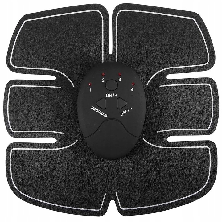 Set Electrostimulator pentru abdomen si brate, Vitolog, 6 programe, silicon, 12 minute