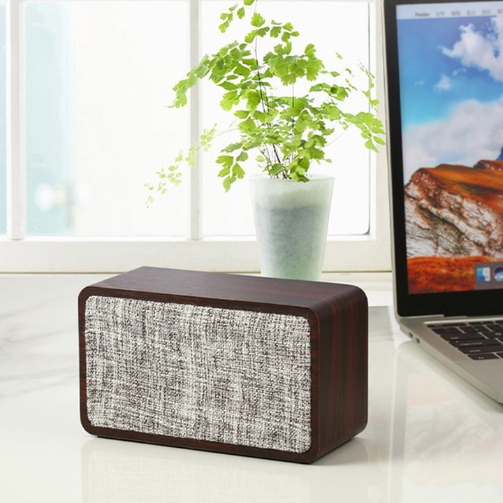 Boxa portabila, Bluetooth 5.0, Autonomie 10 ore, Subwoofer, Nuc